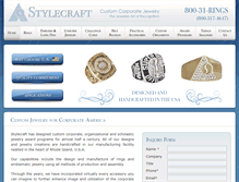 Tablet Screenshot of corporatejewelry.com